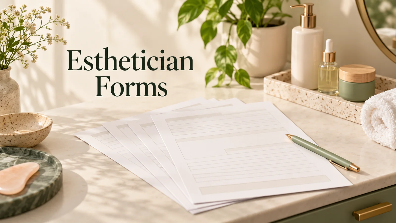 Esthetician Forms: What to Collect Before, During, and After a Visit